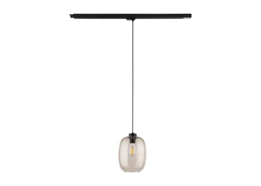 Plafonnier Tracer noir, luminaire moderne, TK LIGHTING