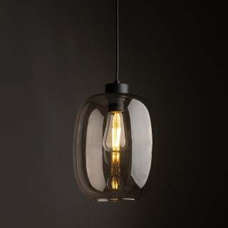 Plafonnier Tracer noir, luminaire moderne, TK LIGHTING