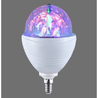 Ampoule LED, E14/3W, 180 deg, Température de lumière:RGBK