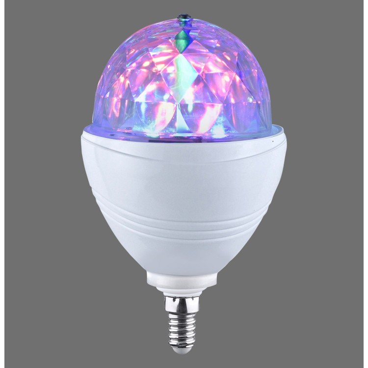 Ampoule LED, E14/3W, 180 deg, Température de lumière:RGBK