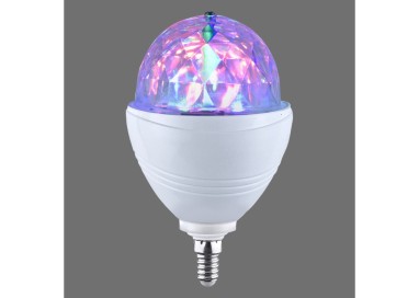 Ampoule LED, E14/3W, 180 deg, Température de lumière:RGBK