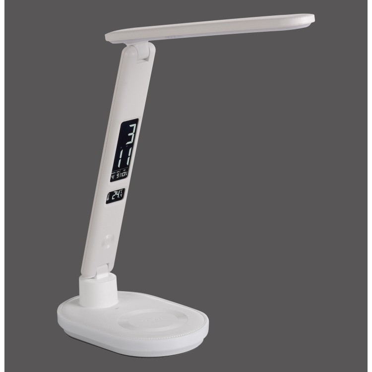 Lampe à poser, blanc, 1xLED-Board/4W/3000-5000K, 1xLED-Board/2W/RGBK, luminaire intérieur, IP20