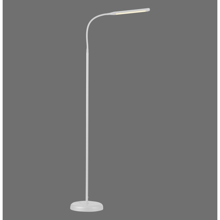 Lampadaire, blanc, 1xLED-Board/6W/2700-5000K, luminaire intérieur, IP20