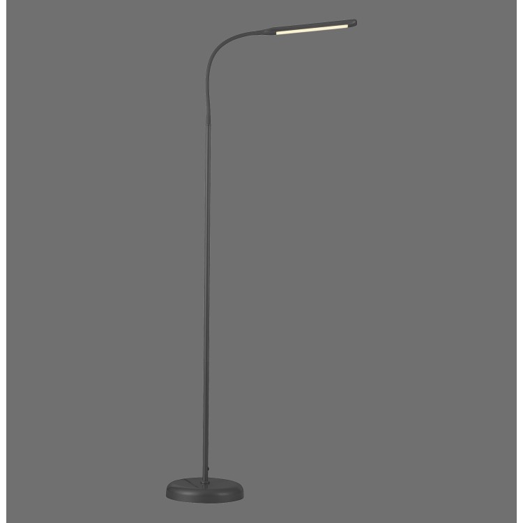Lampadaire, noir, 1xLED-Board/6W/2700-5000K, luminaire intérieur, IP20