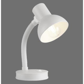 Lampe à poser, blanc, 1xE27/25W, luminaire intérieur, IP20