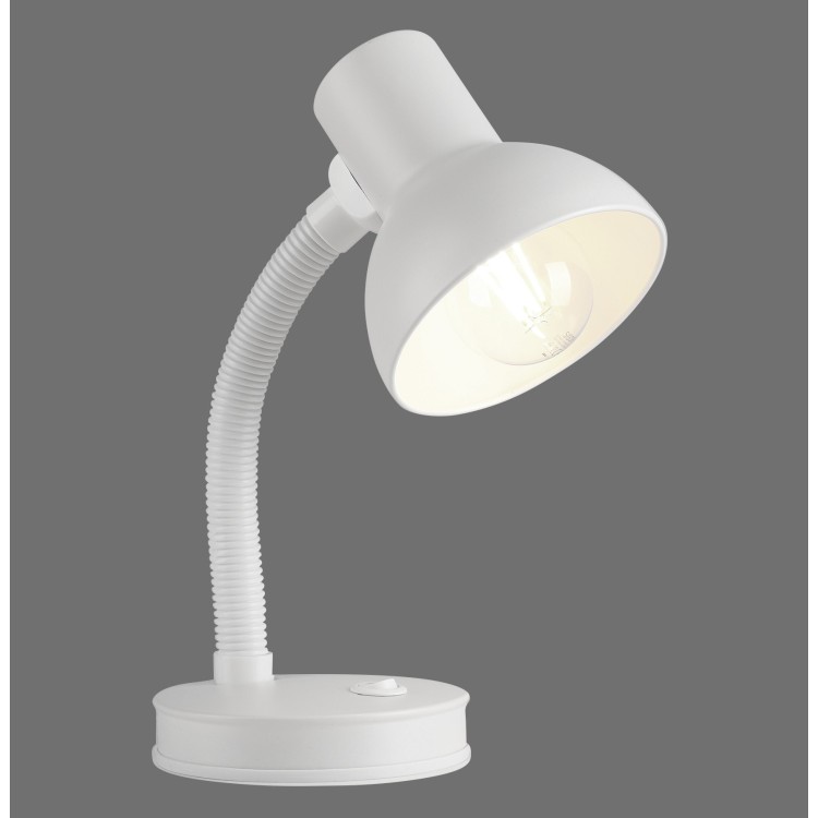 Lampe à poser, blanc, 1xE27/25W, luminaire intérieur, IP20