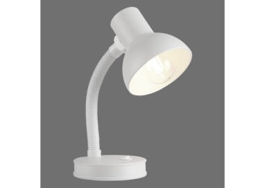 Lampe à poser, blanc, 1xE27/25W, luminaire intérieur, IP20