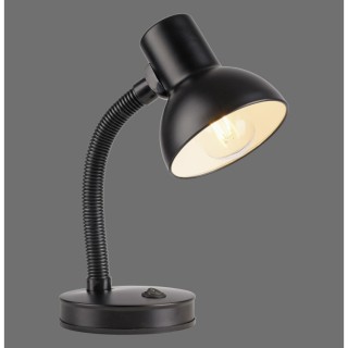 Lampe à poser, noir, 1xE27/25W, luminaire intérieur, IP20