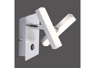 Applique, acier, 2xLED-Board/2W/3000K, luminaire intérieur, IP20