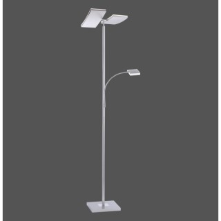 Lampadaire, acier, 1xLED-Board/21W/3000K, 1xLED-Board/4W/3000K, luminaire intérieur, IP20