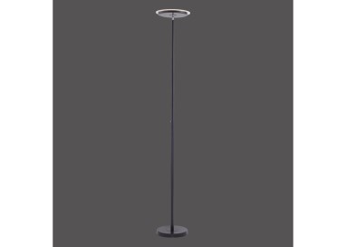 Lampadaire, noir, 1xLED-Board/22W/3000K, luminaire intérieur, IP20