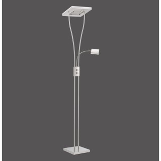 Lampadaire, acier, 1xLED-Board/16,80W/3000K, 2xLED-Board/3,80W/3000K, luminaire intérieur, IP20