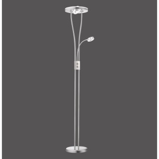 Lampadaire, acier, 2xLED-Board/3,80W/3000K, 1xLED-Board/16,80W/3000K, luminaire intérieur, IP20