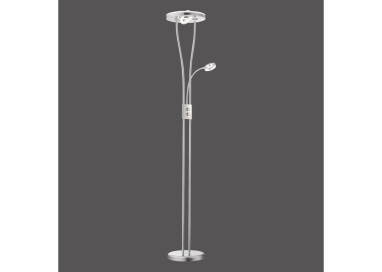 Lampadaire, acier, 2xLED-Board/3,80W/3000K, 1xLED-Board/16,80W/3000K, luminaire intérieur, IP20