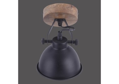 Applique et Plafonnier, noir, 1xE14/40W, luminaire intérieur, IP20