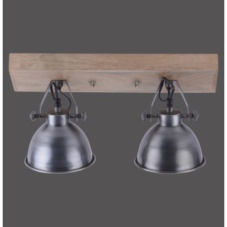 Applique et Plafonnier, fer, 2xE14/40W, luminaire intérieur, IP20