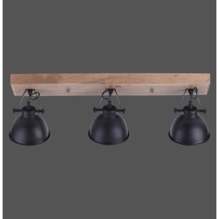 Applique et Plafonnier, noir, 3xE14/40W, luminaire intérieur, IP20