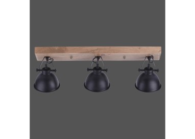 Applique et Plafonnier, noir, 3xE14/40W, luminaire intérieur, IP20