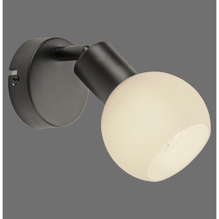 Applique et Plafonnier, noir, 1xE14/5W/3000K, luminaire intérieur, IP20