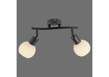 Plafonnier, noir, 2xE14/5W/3000K, luminaire intérieur, IP20