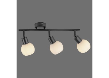Plafonnier, noir, 3xE14/5W/3000K, luminaire intérieur, IP20