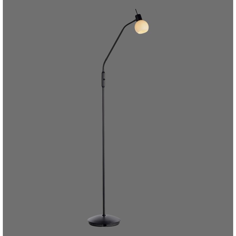 Lampadaire, noir, 1xE14/5W/3000K, luminaire intérieur, IP20