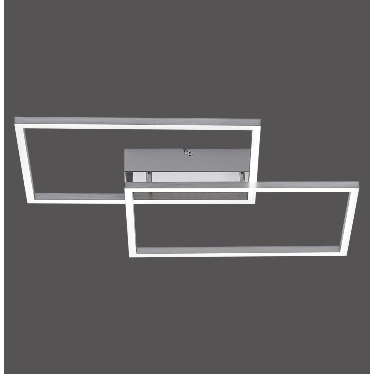 Plafonnier, acier, 2xLED-Board/15W/2700-5000K, luminaire intérieur, IP20
