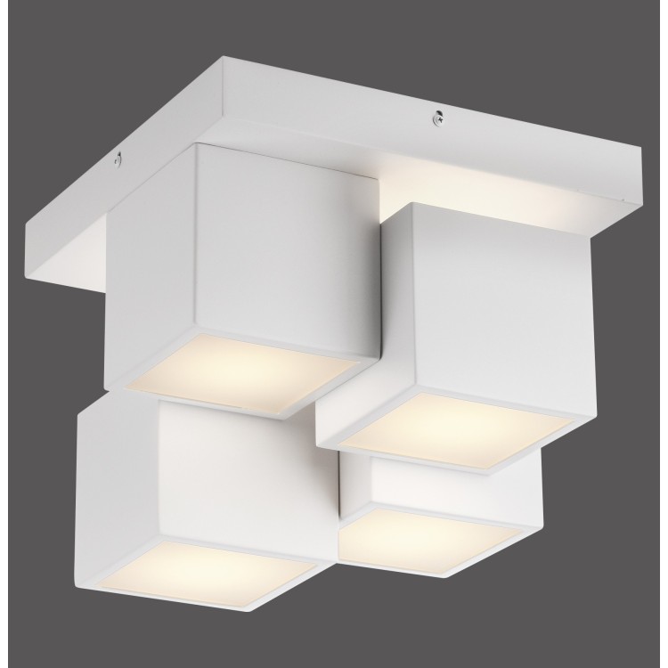 Plafonnier, blanc, 1xLED-Board/17W/3000K, luminaire intérieur, IP20