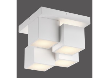 Plafonnier, blanc, 1xLED-Board/17W/3000K, luminaire intérieur, IP20