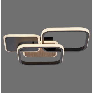 Plafonnier, décor bois, 1xLED-Board/36W/3000K, luminaire intérieur, IP20