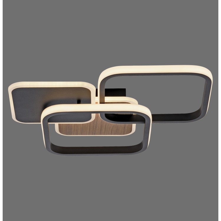 Plafonnier, décor bois, 1xLED-Board/36W/3000K, luminaire intérieur, IP20