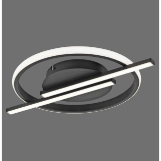 Plafonnier, noir, 1xLED-Board/17,50W/3000K, luminaire intérieur, IP20