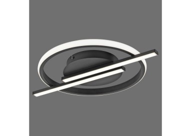 Plafonnier, noir, 1xLED-Board/17,50W/3000K, luminaire intérieur, IP20
