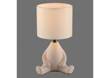 Lampe à poser, sable, 1xE27/25W, luminaire intérieur, IP20