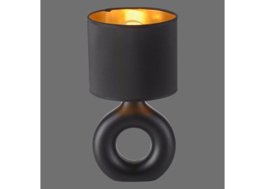 Lampe à poser, noir, 1xE27/25W, luminaire intérieur, IP20