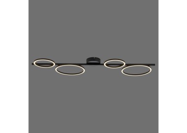 Plafonnier, noir, 1xLED-Board/36W/3000K, luminaire intérieur, IP20