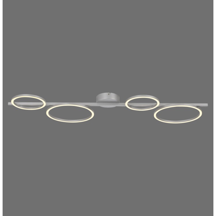 Plafonnier, argent, 1xLED-Board/36W/3000K, luminaire intérieur, IP20