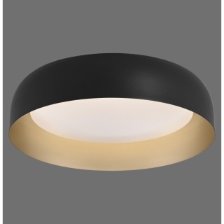 Plafonnier, noir, 1xLED-Board/27,50W/2700-5000K, luminaire intérieur, IP20