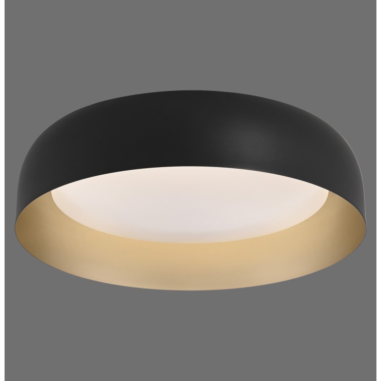 Plafonnier, noir, 1xLED-Board/27,50W/2700-5000K, luminaire intérieur, IP20