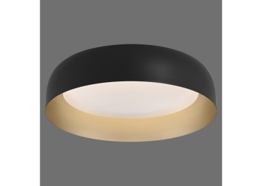 Plafonnier, noir, 1xLED-Board/27,50W/2700-5000K, luminaire intérieur, IP20