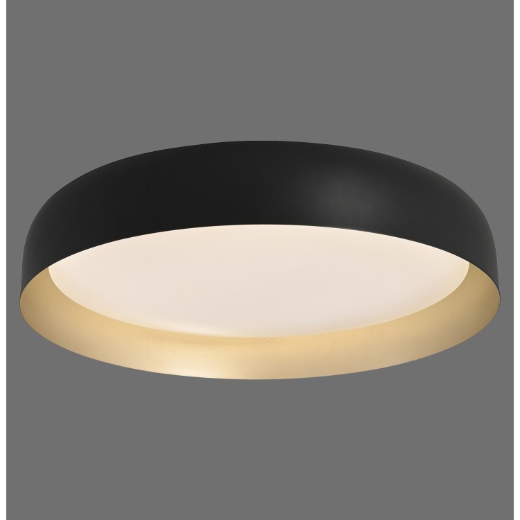 Plafonnier, noir, 1xLED-Board/36,50W/2700-5000K, luminaire intérieur, IP20