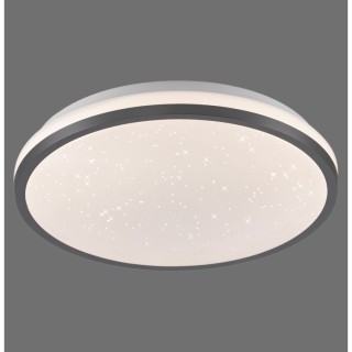 Plafonnier, noir, 1xLED-Board/10W/3000K, luminaire intérieur, IP20