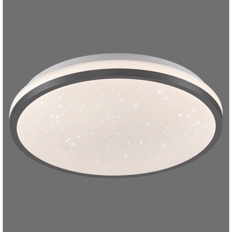 Plafonnier, noir, 1xLED-Board/10W/3000K, luminaire intérieur, IP20