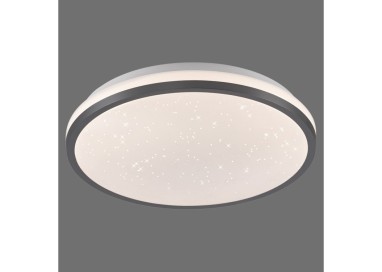 Plafonnier, noir, 1xLED-Board/10W/3000K, luminaire intérieur, IP20