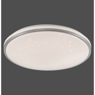 Plafonnier, argent, 1xLED-Board/34W/3000K, luminaire intérieur, IP20