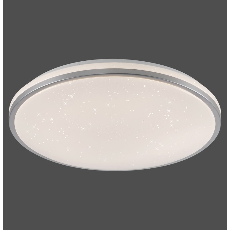 Plafonnier, argent, 1xLED-Board/34W/3000K, luminaire intérieur, IP20