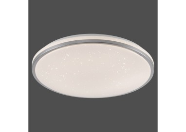 Plafonnier, argent, 1xLED-Board/34W/3000K, luminaire intérieur, IP20