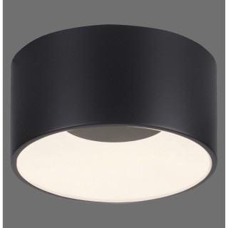 Plafonnier, noir, 1xLED-Board/13W/3000K, luminaire intérieur, IP20