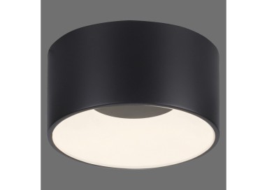 Plafonnier, noir, 1xLED-Board/13W/3000K, luminaire intérieur, IP20
