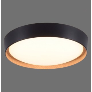 Plafonnier, noir, 1xLED-Board/29W/3000K, luminaire intérieur, IP20